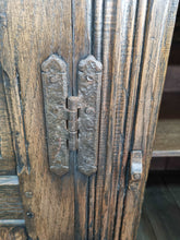 Load image into Gallery viewer, Antique 18th century style carved oak sideboard dresser base