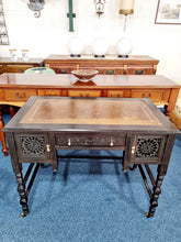 Load image into Gallery viewer, 19th Century Ebonised Aesthetic Movement Writing Table In The Manner Of Gillows