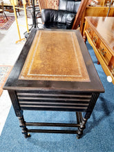 Load image into Gallery viewer, 19th Century Ebonised Aesthetic Movement Writing Table In The Manner Of Gillows