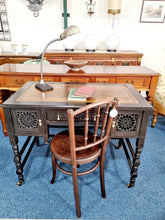 Load image into Gallery viewer, 19th Century Ebonised Aesthetic Movement Writing Table In The Manner Of Gillows