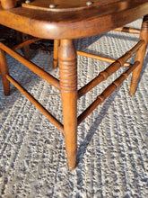 Load image into Gallery viewer, 19th Century Oak Kitchen Carver Chair