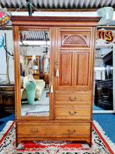 Load image into Gallery viewer, An early 20th Century Walnut Compactum Wardrobe