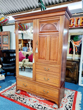 Load image into Gallery viewer, An early 20th Century Walnut Compactum Wardrobe
