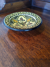 Load image into Gallery viewer, Vintage Safi hand painted Moroccan bowl in saffron