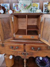 Load image into Gallery viewer, Early 20th Century Oak Table Top Cupboard With Lockable Key
