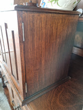 Load image into Gallery viewer, Early 20th Century Oak Table Top Cupboard With Lockable Key