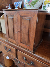 Load image into Gallery viewer, Early 20th Century Oak Table Top Cupboard With Lockable Key