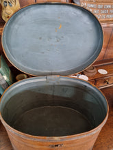 Load image into Gallery viewer, Antique Victorian Hat Tin