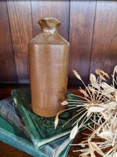 Load image into Gallery viewer, Antique Salt Glazed Bourne Denby Old Ink Stoneware Pot With Pouring Spout