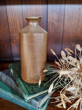 Load image into Gallery viewer, Antique Salt Glazed Bourne Denby Old Ink Stoneware Pot With Pouring Spout