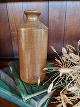 Load image into Gallery viewer, Antique Salt Glazed Bourne Denby Old Ink Stoneware Pot With Pouring Spout