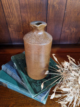 Load image into Gallery viewer, Antique Salt Glazed Bourne Denby Old Ink Stoneware Pot With Pouring Spout