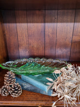Load image into Gallery viewer, Pair of Bagley Green Glass Leaf Dishes