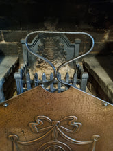 Load image into Gallery viewer, Fire Screen Victorian cast iron and copper