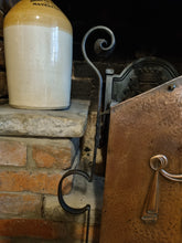 Load image into Gallery viewer, Fire Screen Victorian cast iron and copper
