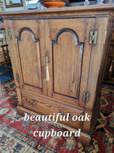 Load image into Gallery viewer, Handmade Oak Cupboard In The Manner Of Titchmarsh & Goodwin