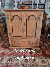 Load image into Gallery viewer, Handmade Oak Cupboard In The Manner Of Titchmarsh & Goodwin