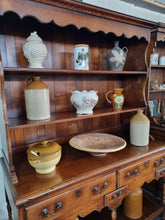 Load image into Gallery viewer, George III Style Oak Dresser With A Pot Board Base Shelf Sidebard