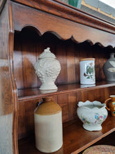 Load image into Gallery viewer, George III Style Oak Dresser With A Pot Board Base Shelf Sidebard