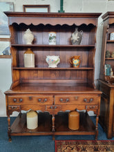 Load image into Gallery viewer, George III Style Oak Dresser With A Pot Board Base Shelf Sidebard