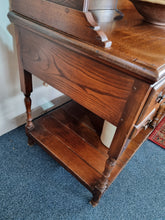 Load image into Gallery viewer, George III Style Oak Dresser With A Pot Board Base Shelf Sidebard