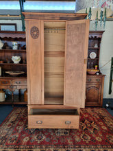 Load image into Gallery viewer, Edwardian Oak Wardrobe