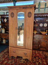Load image into Gallery viewer, Edwardian Oak Wardrobe