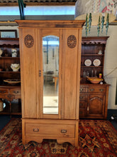 Load image into Gallery viewer, Edwardian Oak Wardrobe