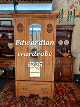 Load image into Gallery viewer, Edwardian Oak Wardrobe