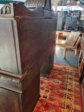 Load image into Gallery viewer, Victorian Large Heavily Carved Oak Green Man Twin Pedestal Desk
