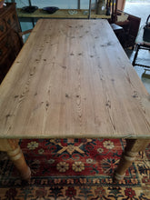 Load image into Gallery viewer, Farmhouse Scrub Top Pine Dining Table