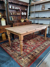Load image into Gallery viewer, Farmhouse Scrub Top Pine Dining Table