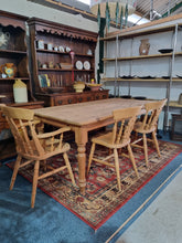 Load image into Gallery viewer, Farmhouse Scrub Top Pine Dining Table