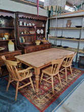 Load image into Gallery viewer, Farmhouse Scrub Top Pine Dining Table