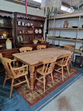 Load image into Gallery viewer, Farmhouse Scrub Top Pine Dining Table