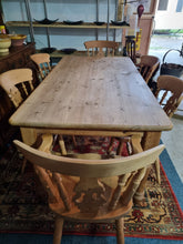 Load image into Gallery viewer, Farmhouse Scrub Top Pine Dining Table