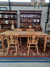 Load image into Gallery viewer, Farmhouse Scrub Top Pine Dining Table