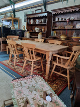 Load image into Gallery viewer, Farmhouse Scrub Top Pine Dining Table