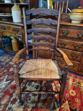 Load image into Gallery viewer, Oak Ladder Back Chair  Late 19th Century