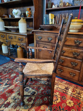 Load image into Gallery viewer, Oak Ladder Back Chair  Late 19th Century