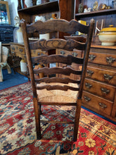 Load image into Gallery viewer, Oak Ladder Back Chair  Late 19th Century