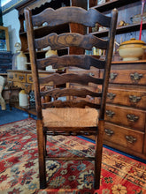 Load image into Gallery viewer, Oak Ladder Back Chair  Late 19th Century