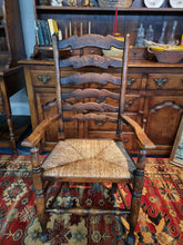 Load image into Gallery viewer, Oak Ladder Back Chair  Late 19th Century