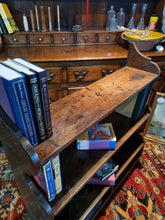 Load image into Gallery viewer, Antique 19th Century Oak Open Bookcase