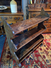 Load image into Gallery viewer, Antique 19th Century Oak Open Bookcase