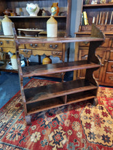 Load image into Gallery viewer, Antique 19th Century Oak Open Bookcase