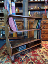 Load image into Gallery viewer, Antique 19th Century Oak Open Bookcase