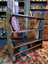 Load image into Gallery viewer, Antique 19th Century Oak Open Bookcase