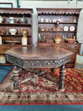Load image into Gallery viewer, Early 20thC Oak And Octagonal Library Table