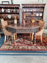 Load image into Gallery viewer, Early 20thC Oak And Octagonal Library Table